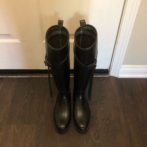 Burberry Rain Boots Knee-High